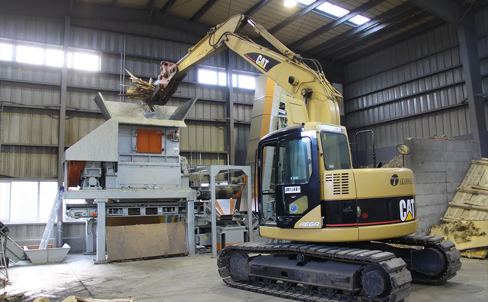 破砕機ホッパー